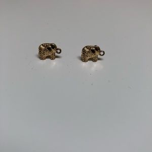 World Market Small Elephant Earrings